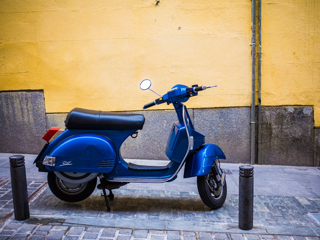 Scooter in Madrid